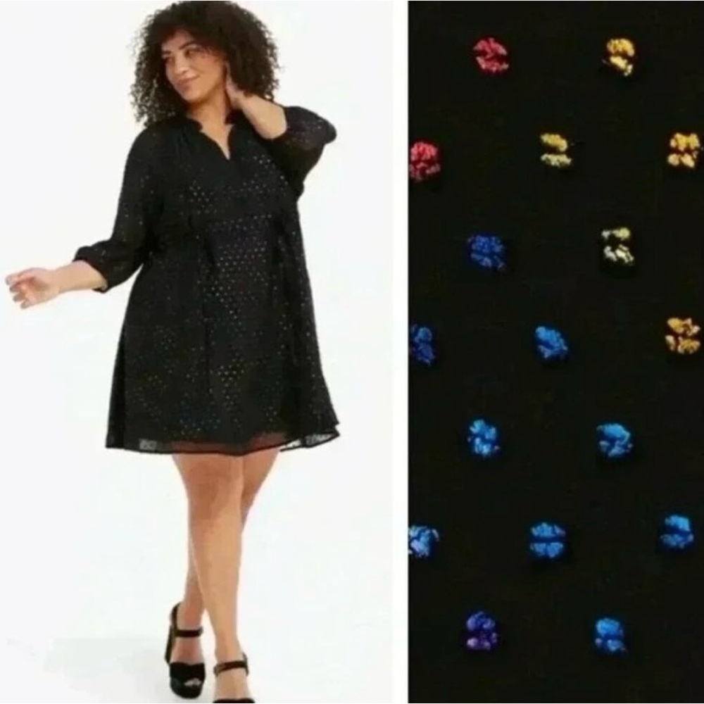 Draper James Kellie Babydoll Dress
Shimmer Rainbow Dot: L